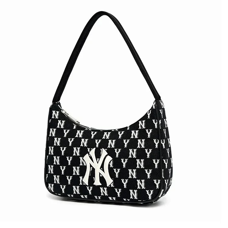 Actual shot of one-to-one Korean MLB canvas NY light luxury dumpling bag ❗️❗️Original original Guangzhou high version! All three standards are complete❗️If you don’t have money, you still ha