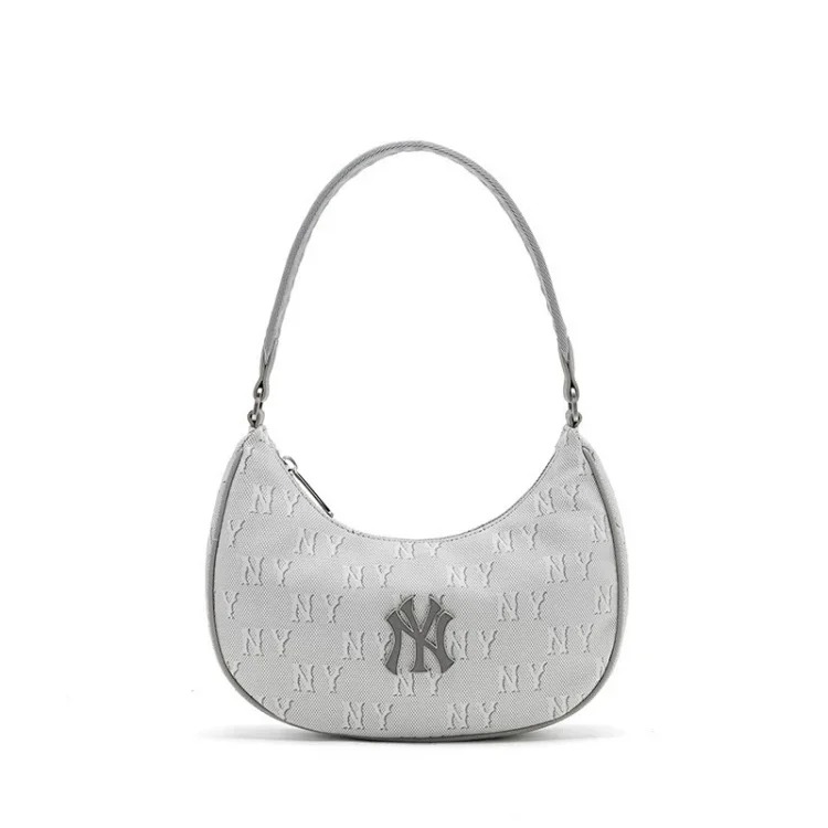 Actual shot of one-to-one Korean MLB canvas NY light luxury dumpling bag ❗️❗️Original original Guangzhou high version! All three standards are complete❗️If you don’t have money, you still ha