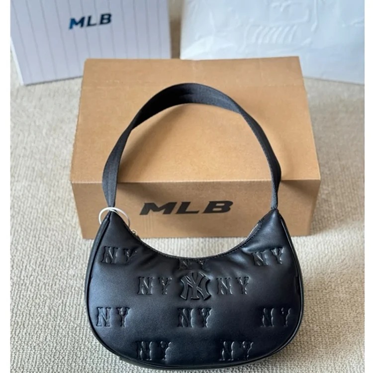 Actual shot of one-to-one Korean MLB canvas NY light luxury dumpling bag ❗️❗️Original original Guangzhou high version! All three standards are complete❗️If you don’t have money, you still ha