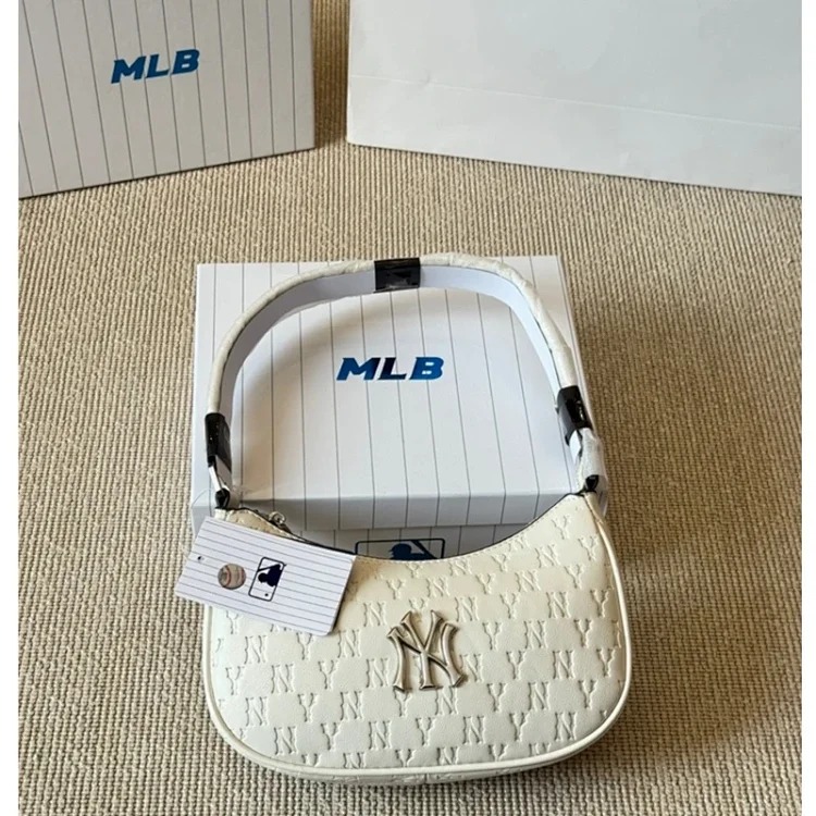 Actual shot of one-to-one Korean MLB canvas NY light luxury dumpling bag ❗️❗️Original original Guangzhou high version! All three standards are complete❗️If you don’t have money, you still ha
