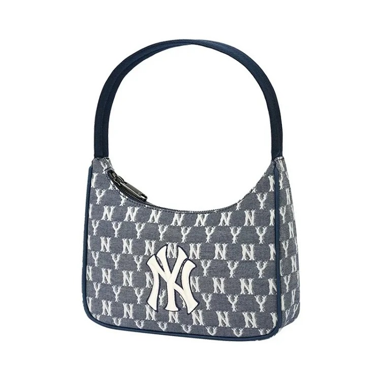 Actual shot of one-to-one Korean MLB canvas NY light luxury dumpling bag ❗️❗️Original original Guangzhou high version! All three standards are complete❗️If you don’t have money, you still ha