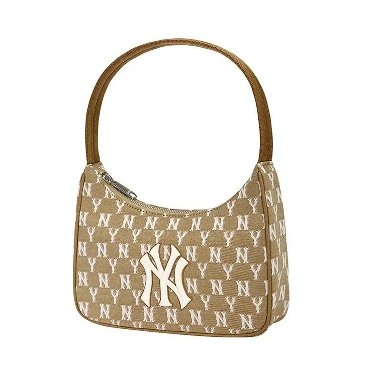 Actual shot of one-to-one Korean MLB canvas NY light luxury dumpling bag ❗️❗️Original original Guangzhou high version! All three standards are complete❗️If you don’t have money, you still ha