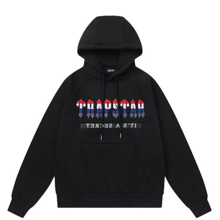 Rainbow Red Thread Black Tiger Head Towel Embroidered Velvet Hoodie(pic12) Rainbow Red Thread Black Tiger Head Towel Embroidered Velvet Hoodie