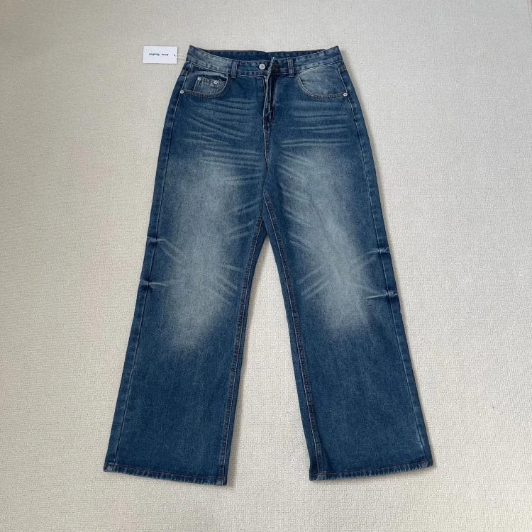 AC3D printed ne oil paint palette straight jeans full series set