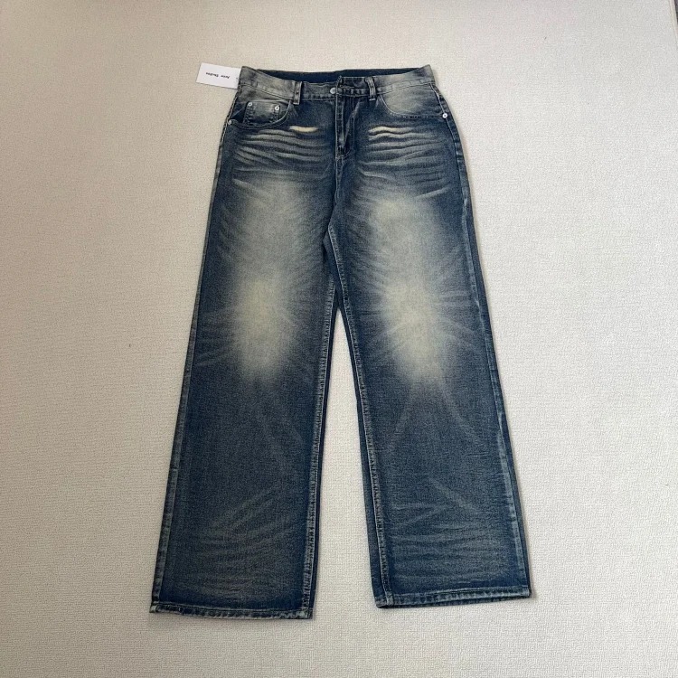 AC3D printed ne oil paint palette straight jeans full series set