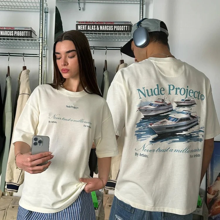2025 New Hot Sale Trendy Printed Nude Project Men Women Vaca
