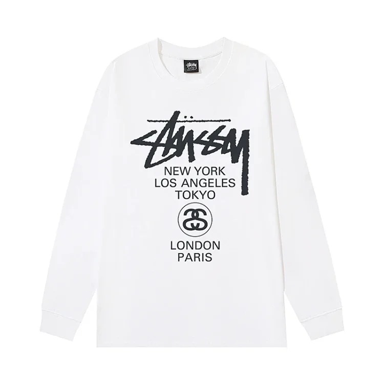 Beizi S letter print 2-color series long sleeves