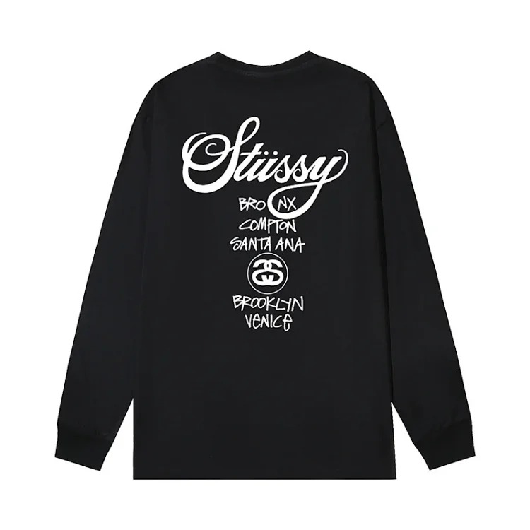 Beizi S letter print 2-color series long sleeves