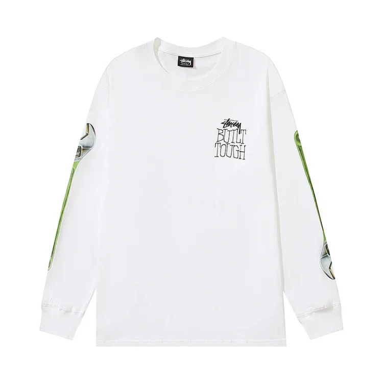 Beizi S letter print 2-color series long sleeves