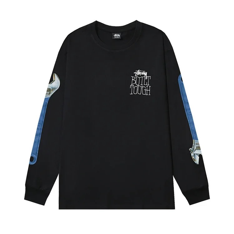 Beizi S letter print 2-color series long sleeves