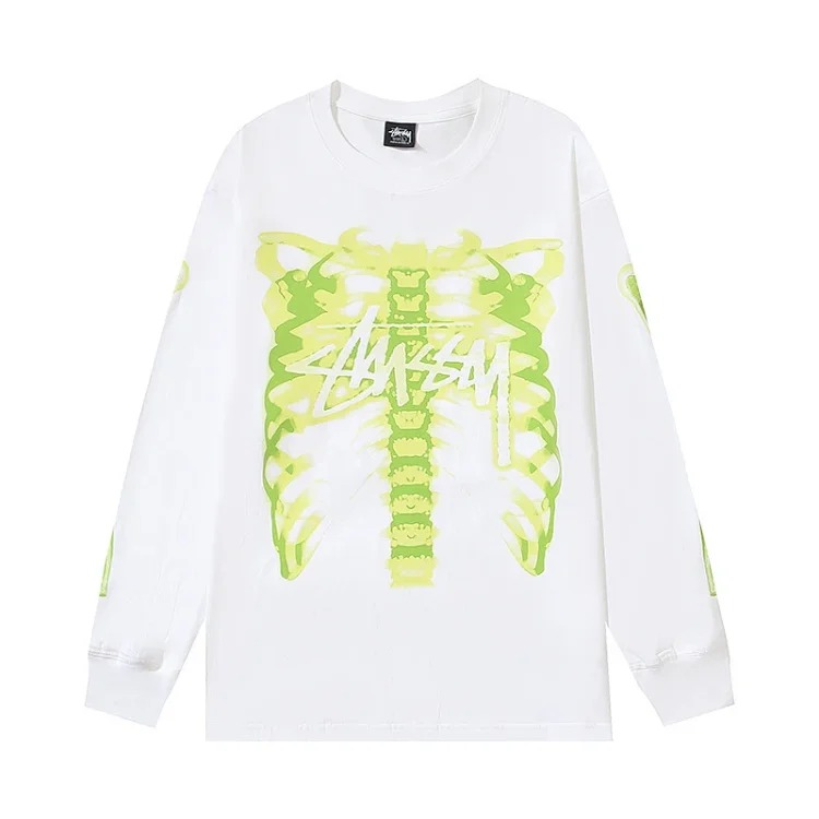 Beizi S letter print 2-color series long sleeves