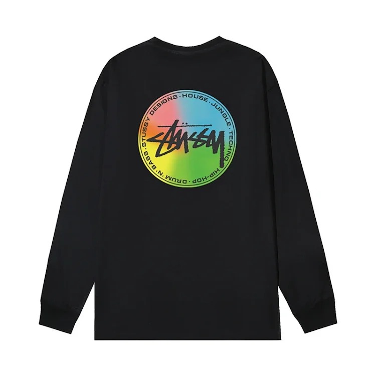 Beizi S letter print 2-color series long sleeves