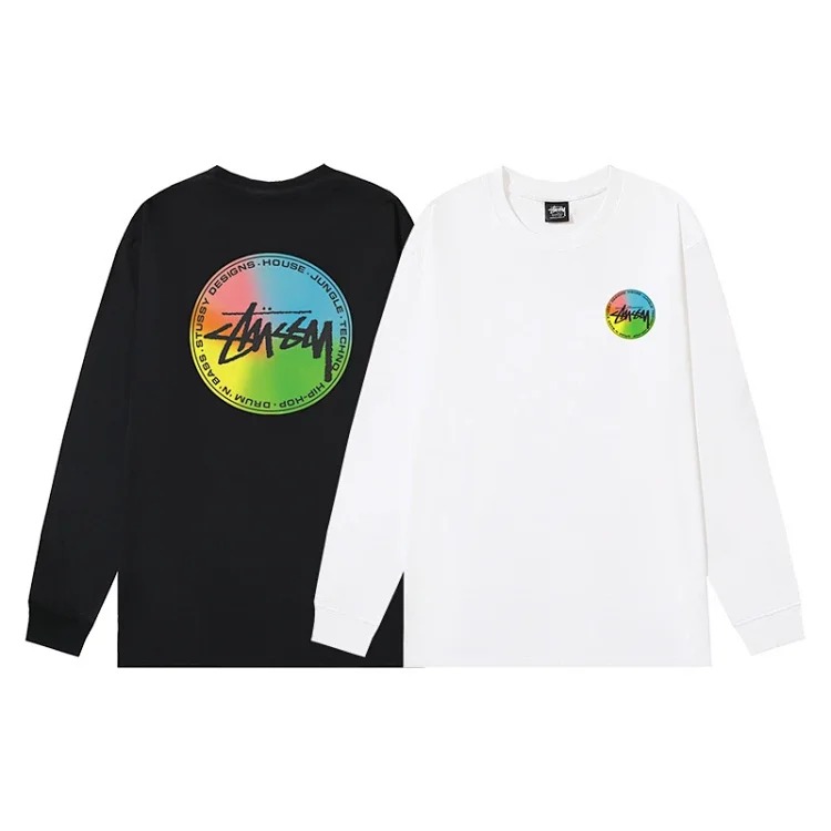 Beizi S letter print 2-color series long sleeves