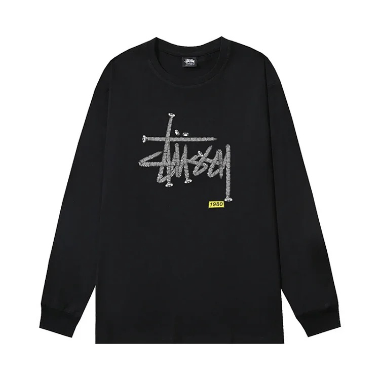 Beizi S letter print 2-color series long sleeves