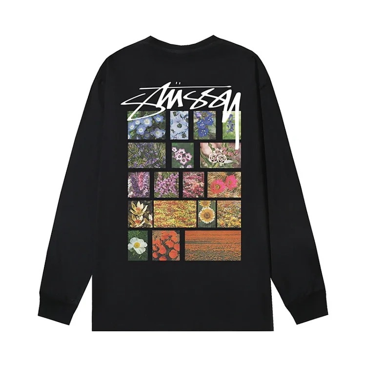 Beizi S letter print 2-color series long sleeves