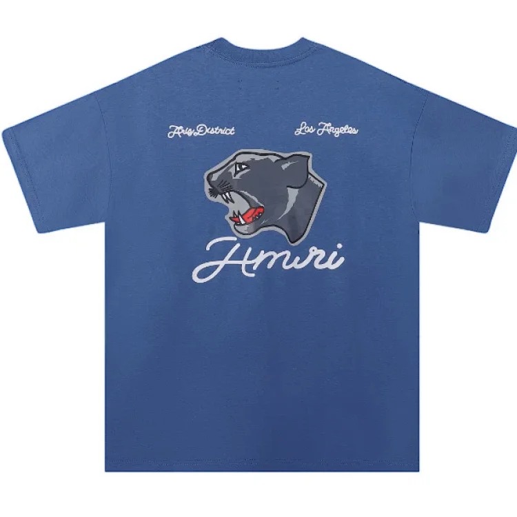 Trendy brand AMI short-sleeved T-shirts for men and women for all seasons, high street printed loose half-sleeves, handsome street T-shirts