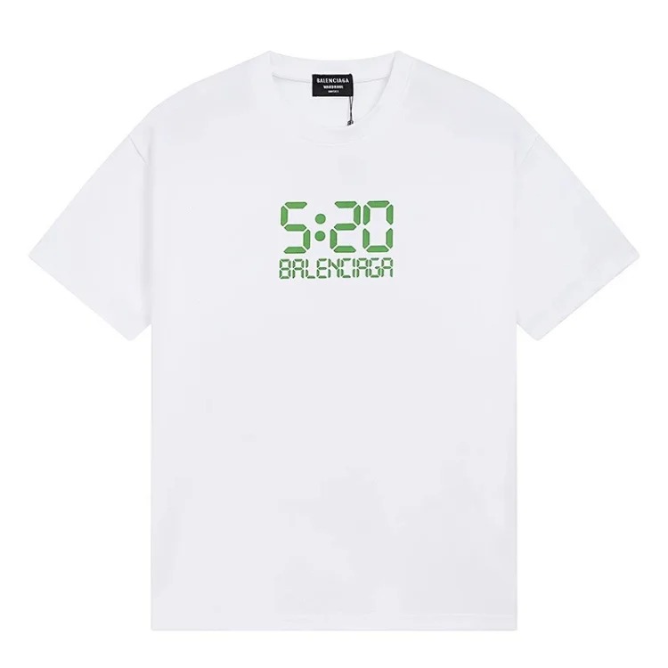 B family T-shirt spring and heavyweight pure cotton short-sleeved T casual versatile men and women the same style