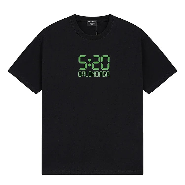 B family T-shirt spring and heavyweight pure cotton short-sleeved T casual versatile men and women the same style