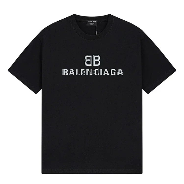 B family T-shirt spring and heavyweight pure cotton short-sleeved T casual versatile men and women the same style