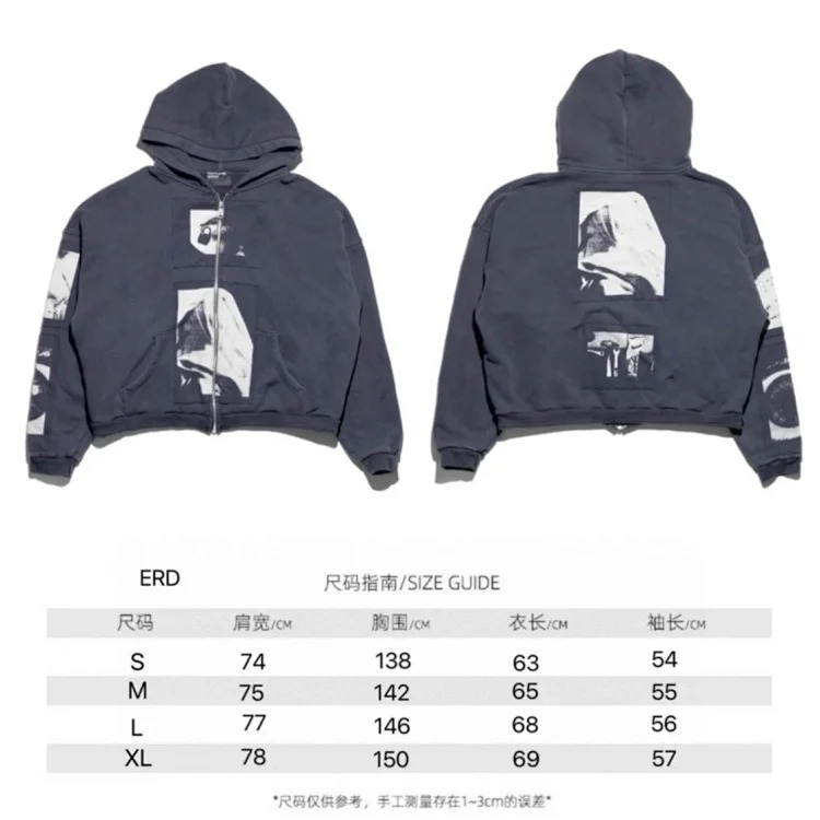 Distressed ripped irregular design casual sweater jacket V-neck