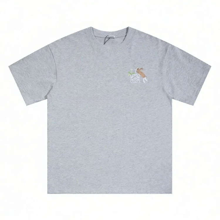 Style for men and women, fashionable and versatile round neck pullover T-shirt, hand-painted splash-ink trendy brand