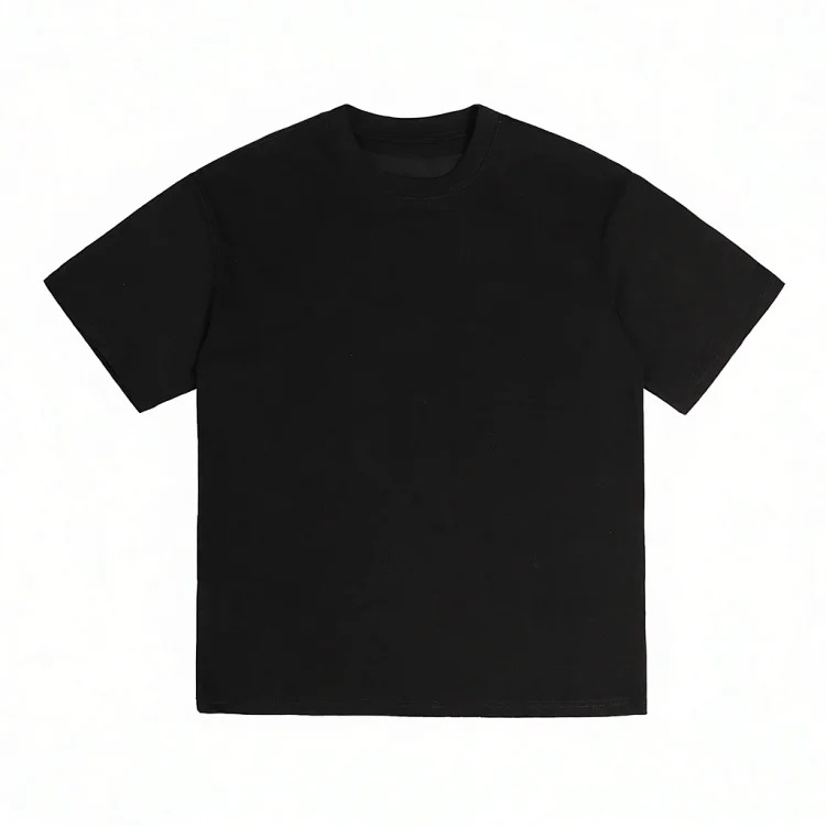 Style for men and women, fashionable and versatile round neck pullover T-shirt, hand-painted splash-ink trendy brand