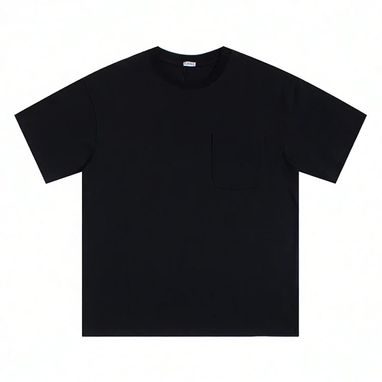 Style for men and women, fashionable and versatile round neck pullover T-shirt, hand-painted splash-ink trendy brand