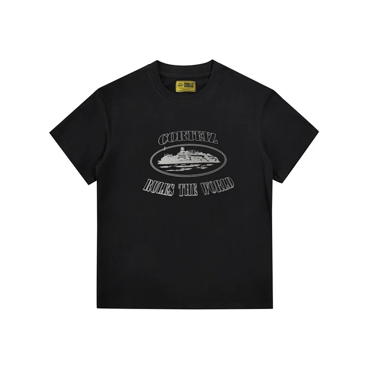 Corteiz Alcatraz basic American fashion brand men and women summer printed casual loose short-sleeved T-shirt