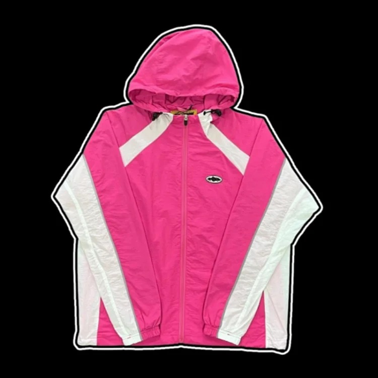Spot corteiz Alcatraz spliced ​​jacket American street wind windproof quick-drying breathable sportswear trend