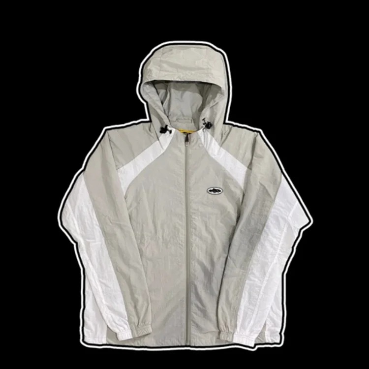 Spot corteiz Alcatraz spliced ​​jacket American street wind windproof quick-drying breathable sportswear trend