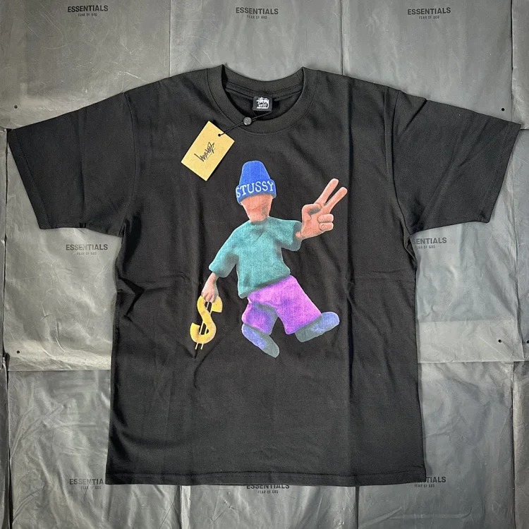 Original Made Stussy Peace & Prosperity Tee Peace and Prosperity Short Sleeve originated from the surfing mecca of Southern California in the United States. It has redefined the design appea