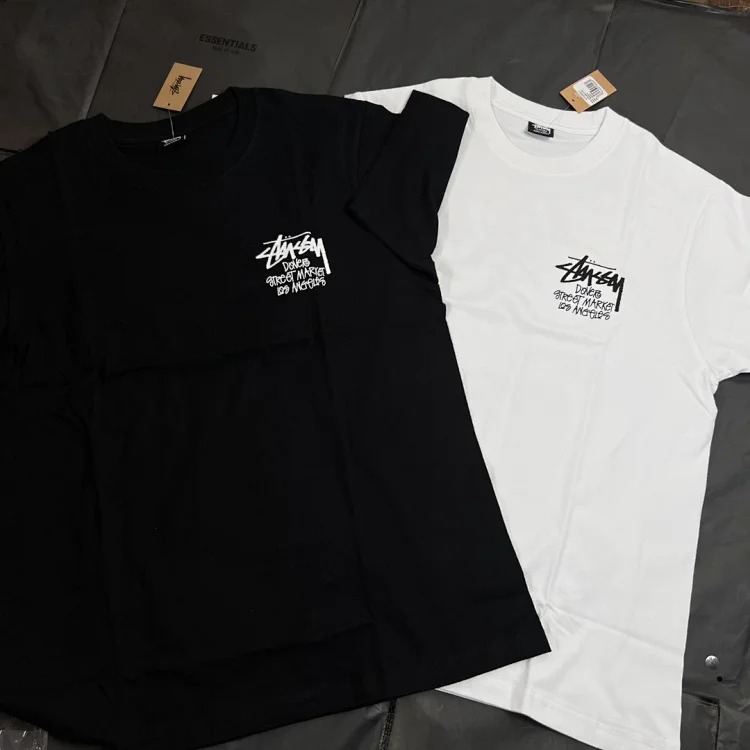 Original production Stussy DSM city-limited new patterned round neck printed short-sleeved originated from the surfing mecca of Southern California in the United States. It has redefined the
