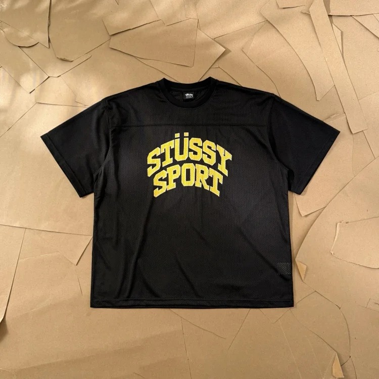 Original production of Stussy SPORT MESH FOOTBALL JERSEY sports mesh football jersey, #originator of high street STUSSY, originated in the surfing resort of Southern California, USA