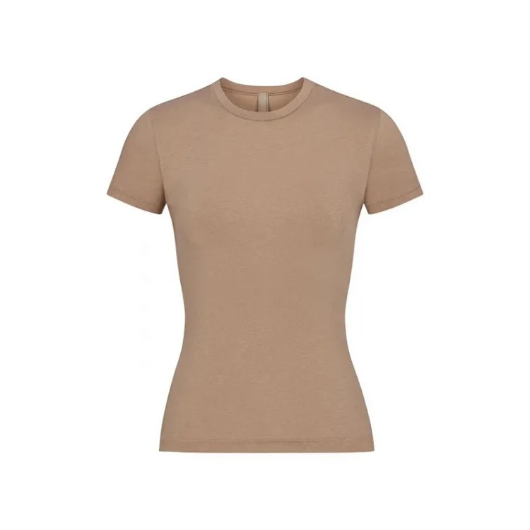 T-shirt short-sleeved, same style for women, round neck, tight-fitting, Xiangxiu, same style, elastic base, Meng Ling card, right shoulder, easy SK(pic4) T-shirt short-sleeved, same style for women, round neck, tight-fitting, Xiangxiu, same style, elastic base, Meng Ling card, right shoulder, easy SK