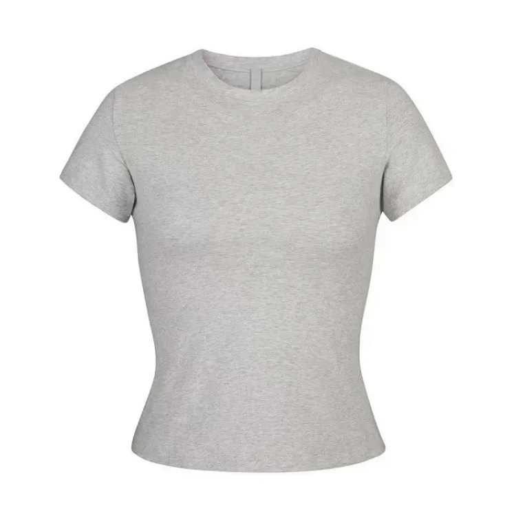 T-shirt short-sleeved, same style for women, round neck, tight-fitting, Xiangxiu, same style, elastic base, Meng Ling card, right shoulder, easy SK(pic5) T-shirt short-sleeved, same style for women, round neck, tight-fitting, Xiangxiu, same style, elastic base, Meng Ling card, right shoulder, easy SK