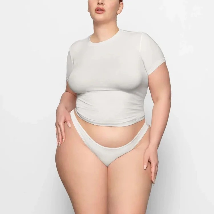 T-shirt short-sleeved, same style for women, round neck, tight-fitting, Xiangxiu, same style, elastic base, Meng Ling card, right shoulder, easy SK(pic6) T-shirt short-sleeved, same style for women, round neck, tight-fitting, Xiangxiu, same style, elastic base, Meng Ling card, right shoulder, easy SK