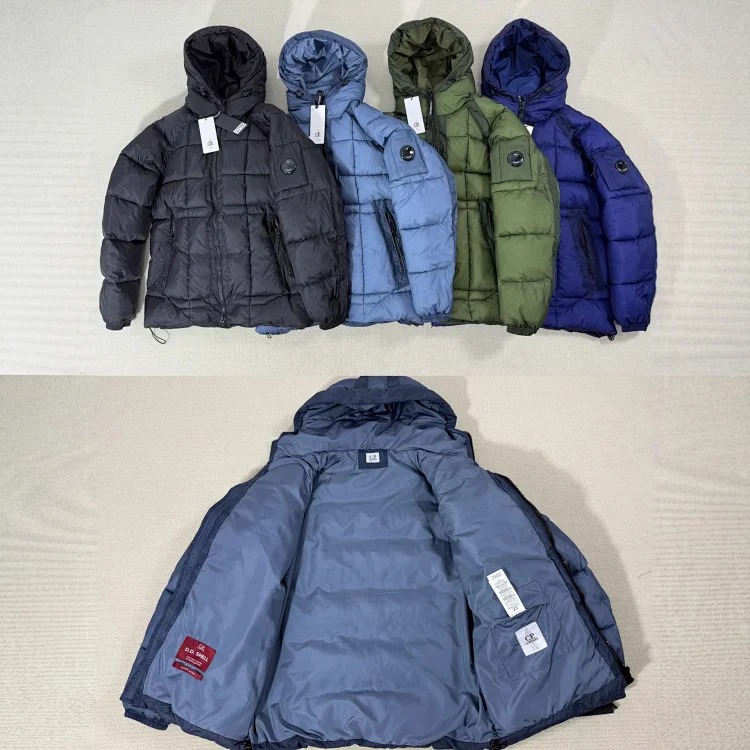 C.P. Company CP cotton jacket, autumn and winter cotton coat, thickened warm hooded top