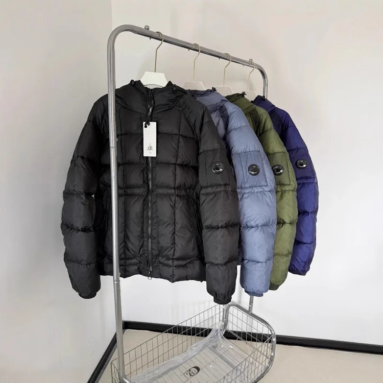 C.P. Company CP cotton jacket, autumn and winter cotton coat, thickened warm hooded top