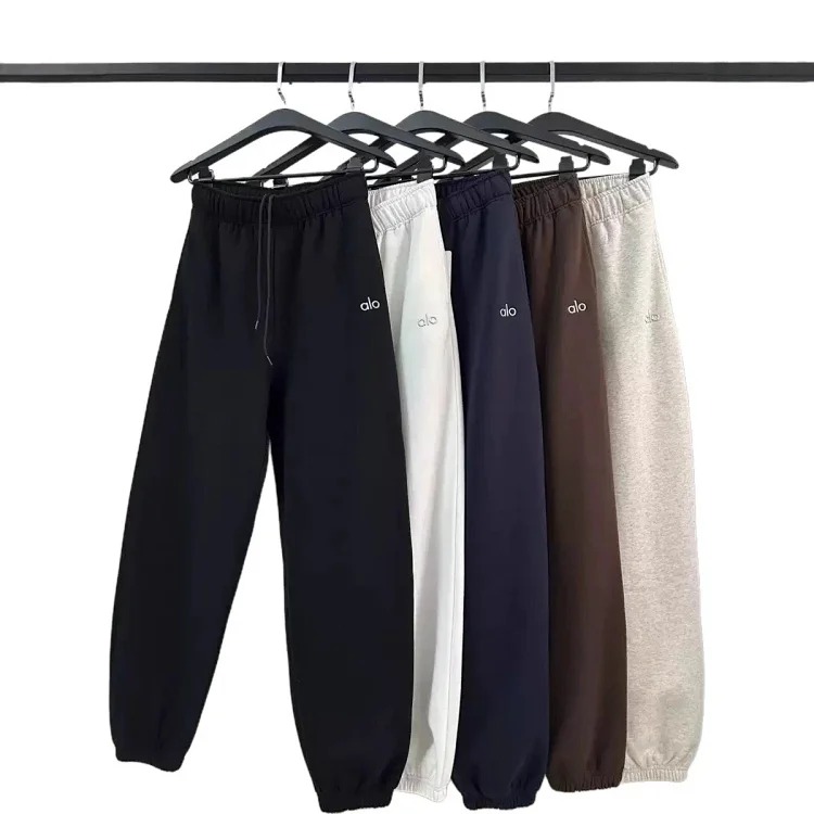 Yoga sweatpants, wide leg pants, drawstring trousers, loose and casual