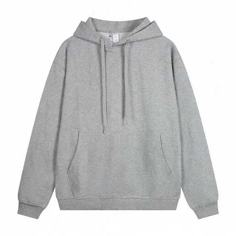 Heavyweight round neck hooded sweatshirt suit loose warm shirt zipper casual jacket for men and women image 21