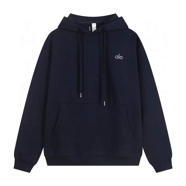 Heavyweight round neck hooded sweatshirt suit loose warm shirt zipper casual jacket for men and women image 8