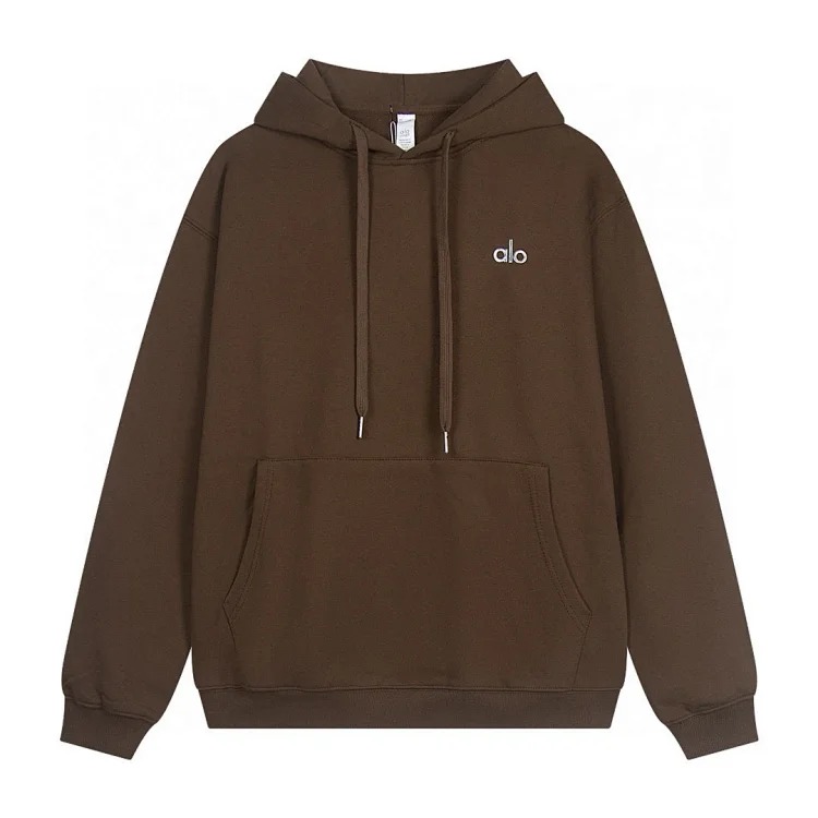 Heavyweight round neck hooded sweatshirt suit loose warm shirt zipper casual jacket for men and women image 9