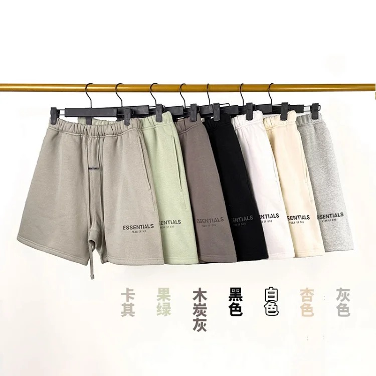 Multi-line shorts ES cotton sports shorts casual five-quarter pants street fashion loose image 38