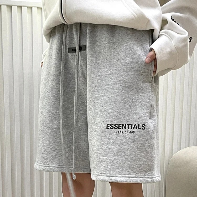 Multi-line shorts ES cotton sports shorts casual five-quarter pants street fashion loose image 40