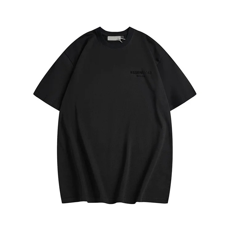 New FEAR OF GOD ESSENTIALS flocked letter men and women casual loose plus velvet hooded sweatshirt trendy