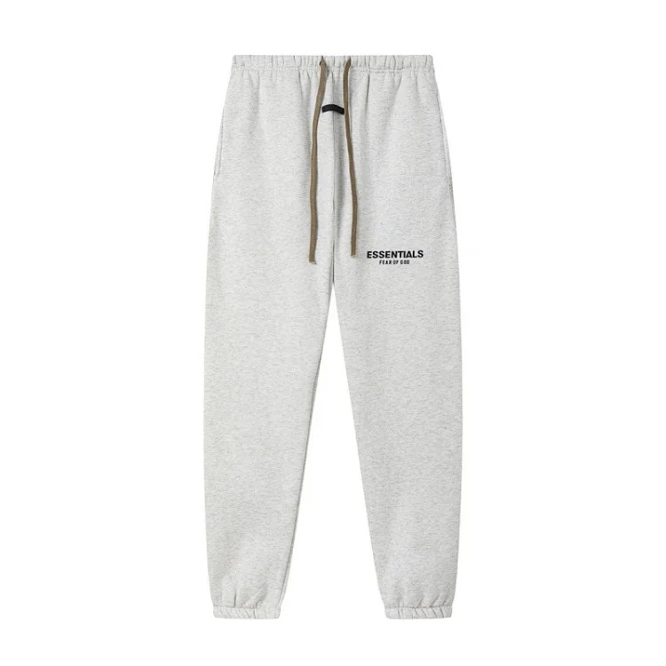 New FEAR OF GOD ESSENTIALS flocked letter men and women casual loose plus velvet hooded sweatshirt trendy