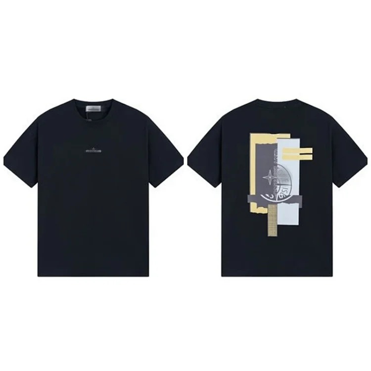 Shitongdao casual short-sleeved T-shirt printed loose round neck