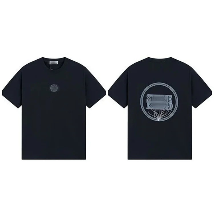 Shitongdao casual short-sleeved T-shirt printed loose round neck