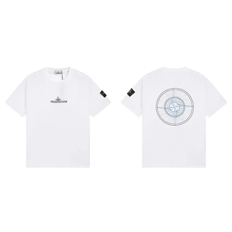 Shitongdao casual short-sleeved T-shirt printed loose round neck