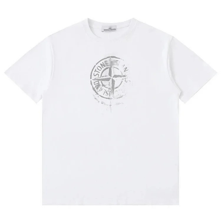 Shitongdao casual short-sleeved T-shirt printed loose round neck
